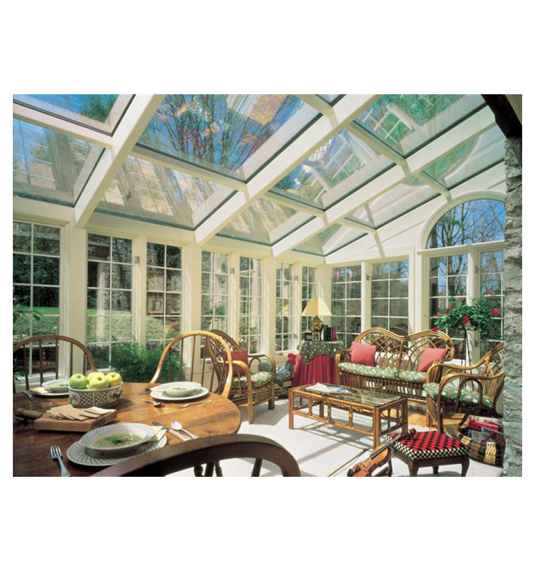 Sunroom Furniture House Veranda Sunroom Glass Insulating Glass Solarium Sun Room Indoor Aluminum Alloy+ Tempered Glass Farmhouse