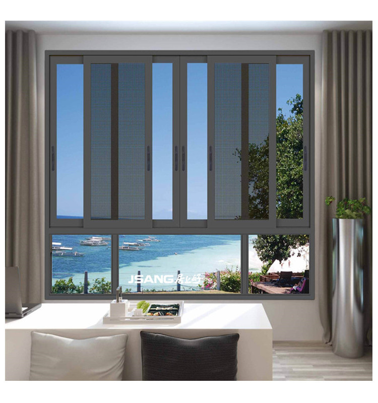 Aluminium window grills design for sliding windows dubai prefabricated aluminum windows and doors