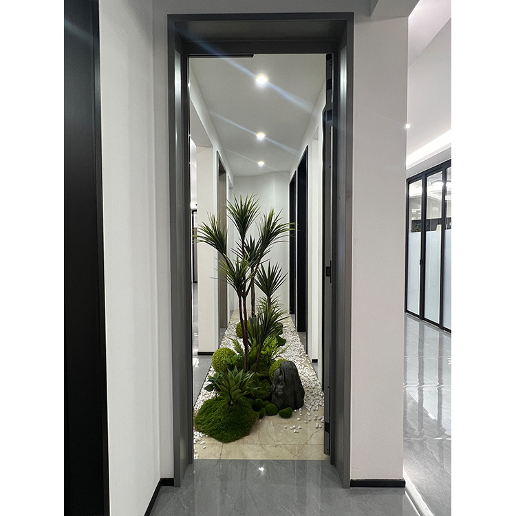 Fashion 2024 Aluminium Frame Interior Exterior Tempered Glass Casement PD Door