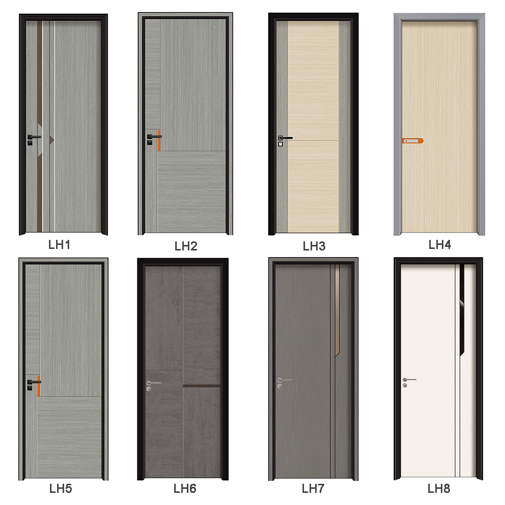 China Foshan factory Residential project aluminum fireproofdoors interior hotel wpc solid wood other doors