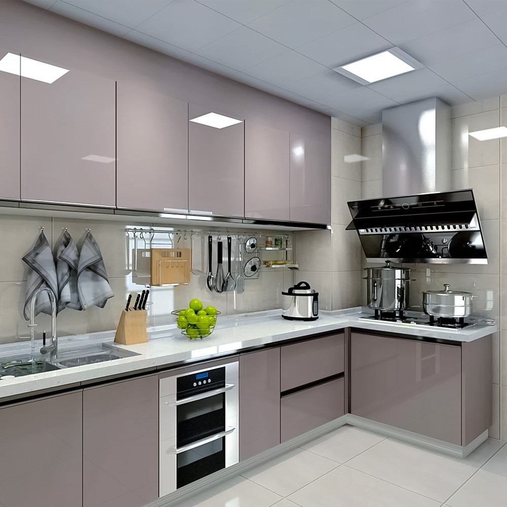 High gloss kitchen cabinets  modern  Set lacquer kitchens cabinets