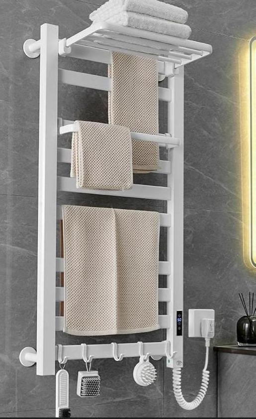 Limited towel rack electric towel racks for bathroom matte black towel rail