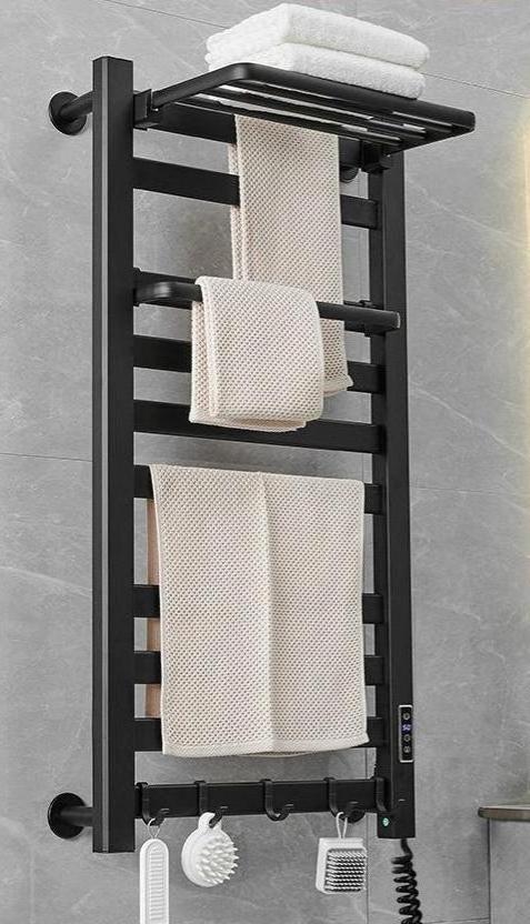 Limited towel rack electric towel racks for bathroom matte black towel rail