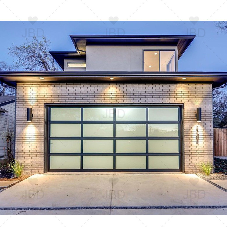 Get The Best of Both Worlds with Roll up Retractable Garage Doors Sliding Garage Doors for a Sleek and Modern Look Glass Finish