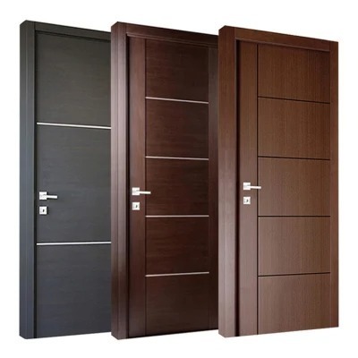 Custom High Quality Modern Interior Wooden Bedroom Door Design