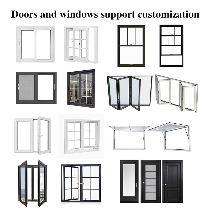 Super House Prefabricated Doors and Windows: casement window Customized Double Glazed Casement Windows