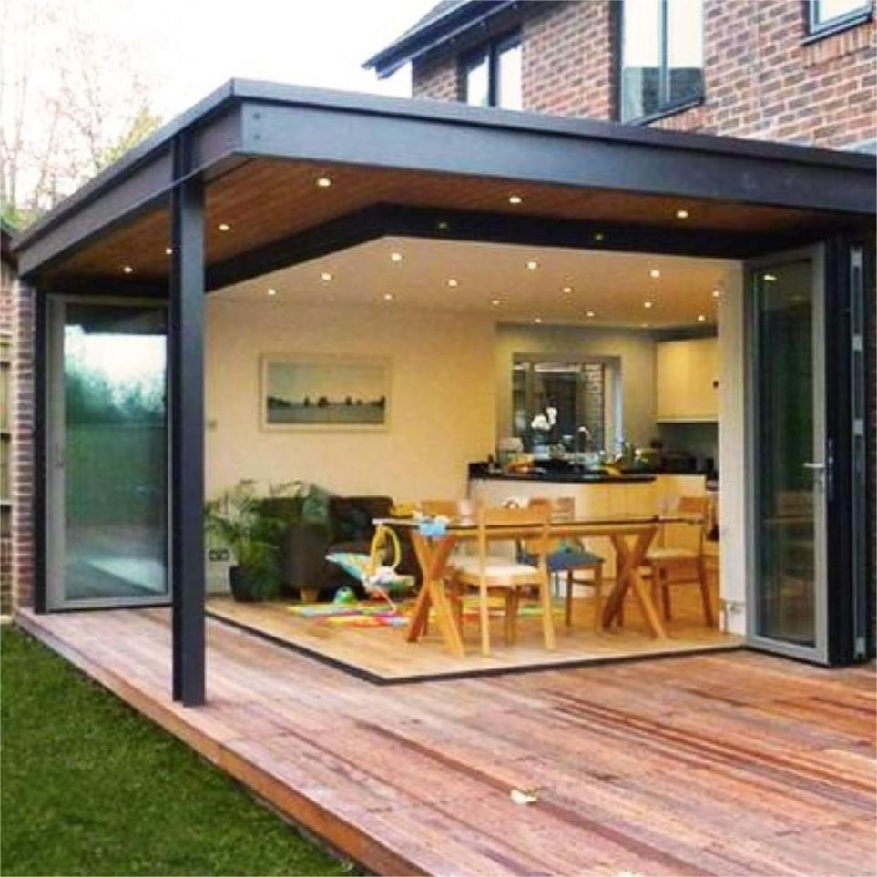 Affordable Prefabricated Glass House Sunroom Kits Modern Glass House Extension Sunroom Veranda