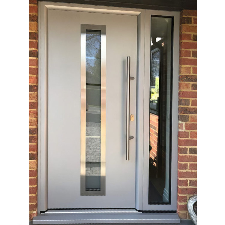 Pivot Entry Door Prehung Steel Front Exterior Door Automatic Entrance Door