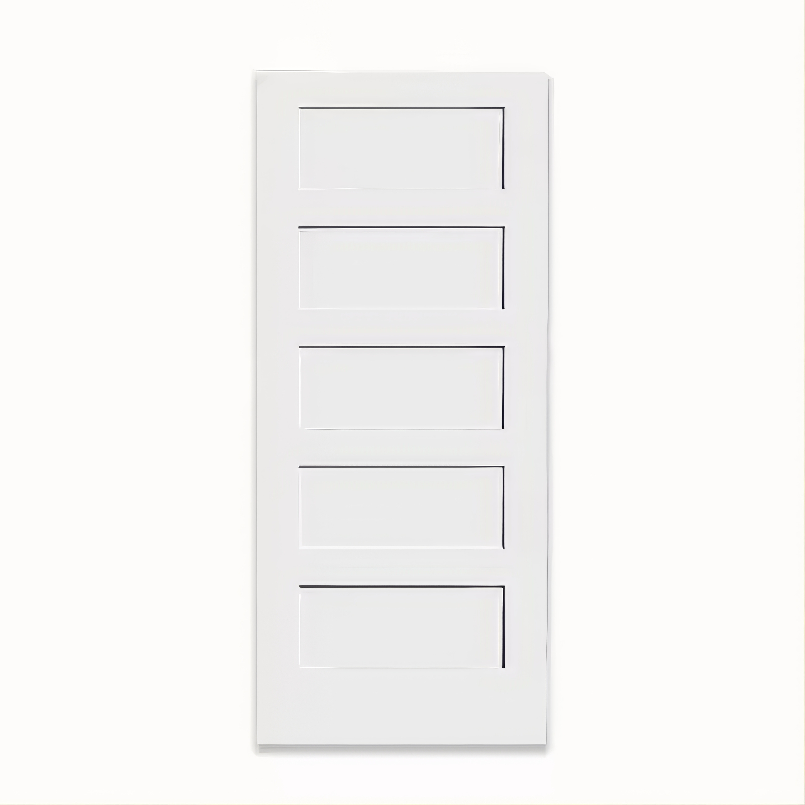 USA Solid Core Wood Panel Soundproof Bedroom MDF Door Design Pre-hung Door Interior for Houses