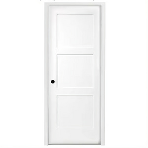 USA Solid Core Wood Panel Soundproof Bedroom MDF Door Design Pre-hung Door Interior for Houses