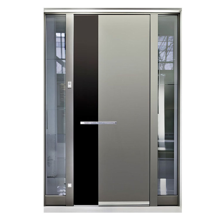 Pivot Entry Door Prehung Steel Front Exterior Door Automatic Entrance Door