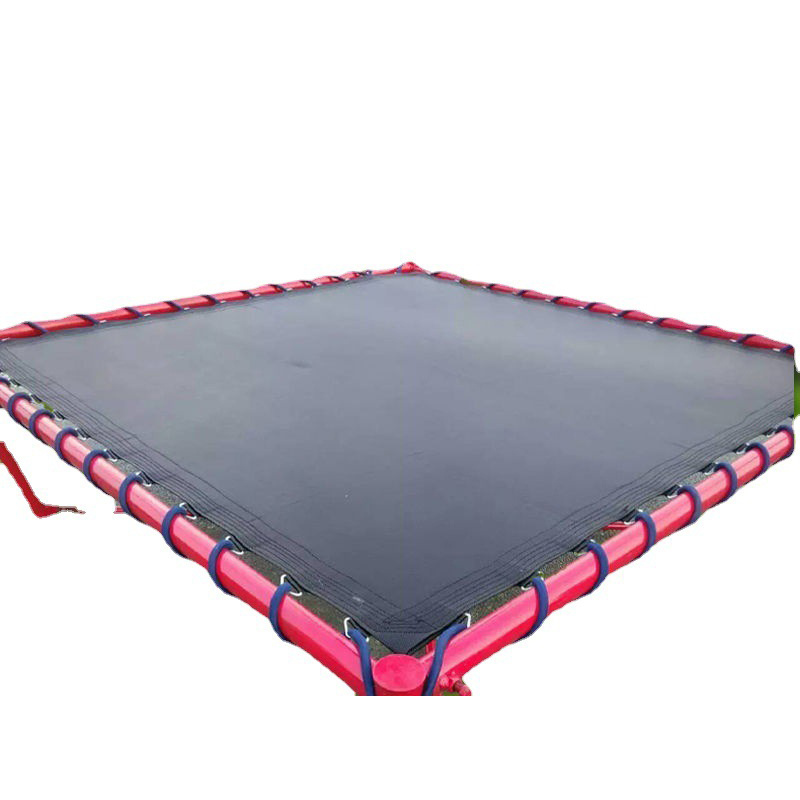 Wholesale Black Trampolines Fabric PP Trampoline Fabric Green Blue OEM Customized Color Square Weight Material Meter Origin Size