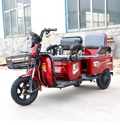 triciclo electrico de carga  electric delivery car tricycle 1000w  three wheeler electrical cargo tricycle with rear seat