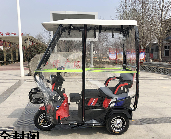 Three Wheels Cargo Electric Tricycle Motorcycle Mobility Scooter  ebike 3 wheels electric bike with cover