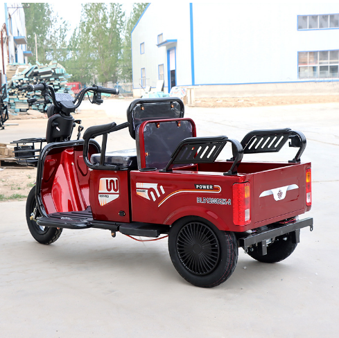 triciclo electrico de carga  electric delivery car tricycle 1000w  three wheeler electrical cargo tricycle with rear seat