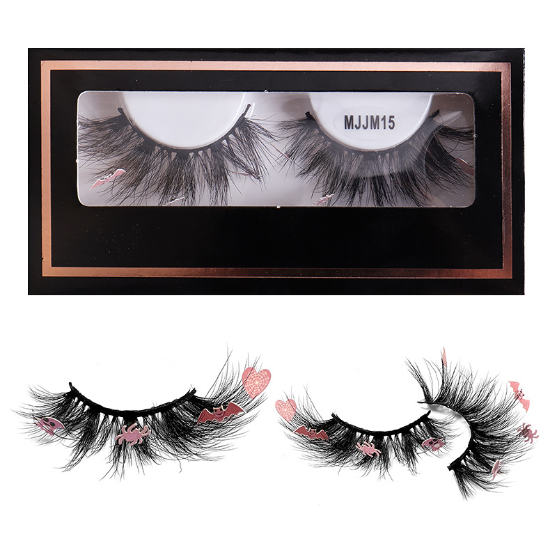 Halloween  Color Glitter Mink Lashes festival Christmas Decals Lash Glam eyelash extensions festival colour lashes