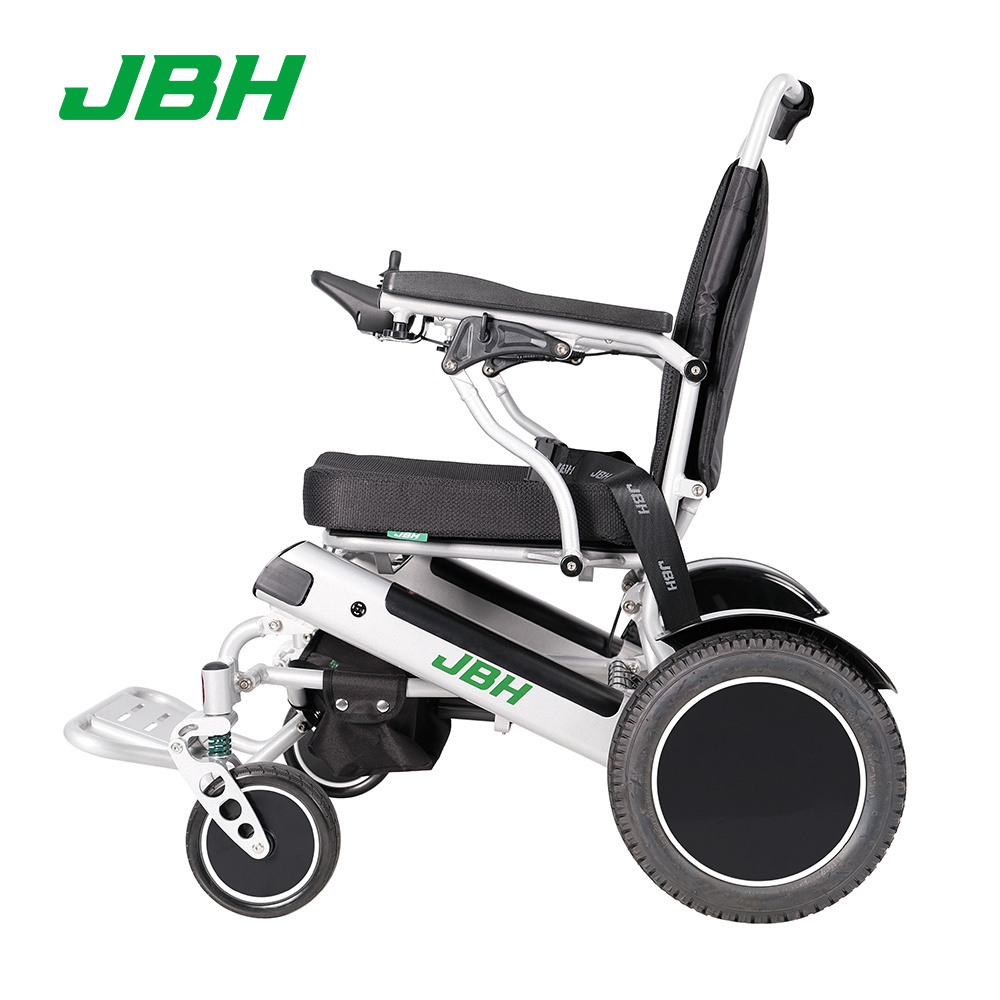 JBH Medical Devices Equipment Electric Wheelchair for Elderly Anhui Rehabilitation Therapy Supplies 6 Km/h Aluminum Alloy 20km