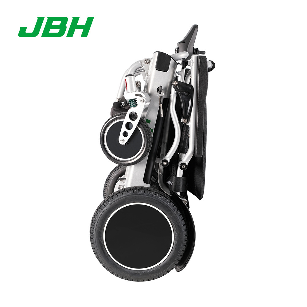 JBH Medical Devices Equipment Electric Wheelchair for Elderly Anhui Rehabilitation Therapy Supplies 6 Km/h Aluminum Alloy 20km