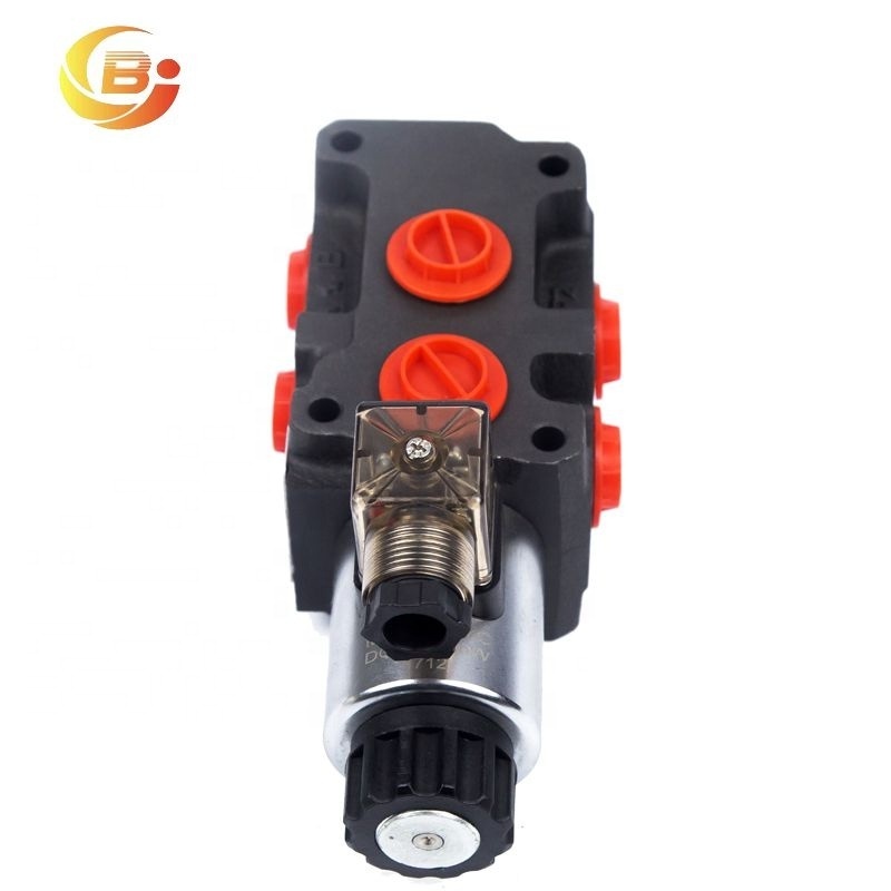 24 GPM  12v DC Hydraulic Solenoid Selector Diverter Valve