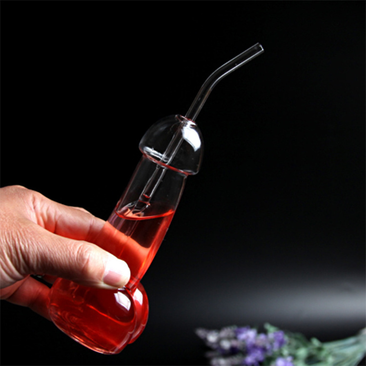 Jinbaijia Jinbaijia Hot Sell 2.5oz 100ml Creative Male Penis Dick Shape Bar Ware Cocktail Shot Wine Glass for Party Bar KTV