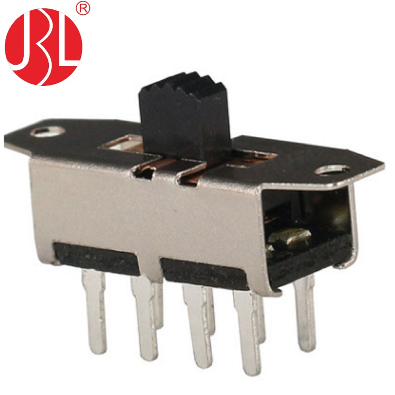 Slide Switch DP3T Screw Mounting DIP Through Hole Horizontal PC Pin Lighting Toggle Switch