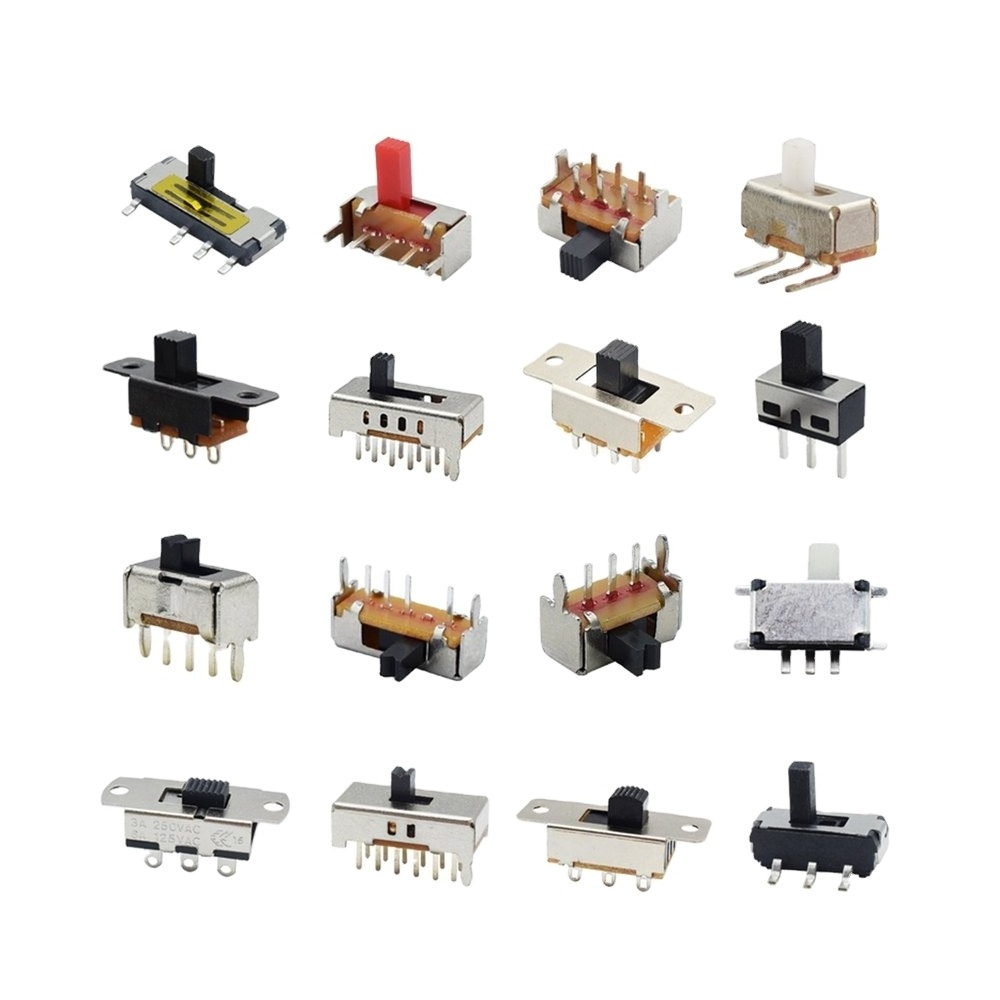 Customized slide switch various voltages 30V 125V 220V micro on off slide switch