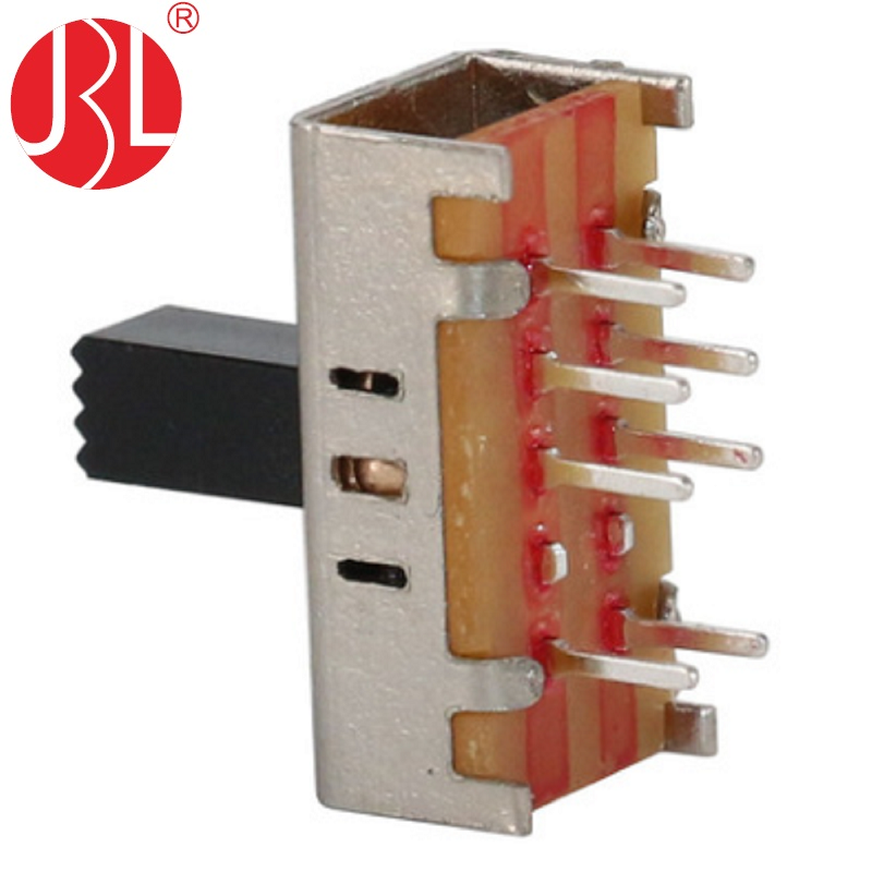 Small vertical toggle switch fan forward and reverse switch 8pin 2 speed slide switch