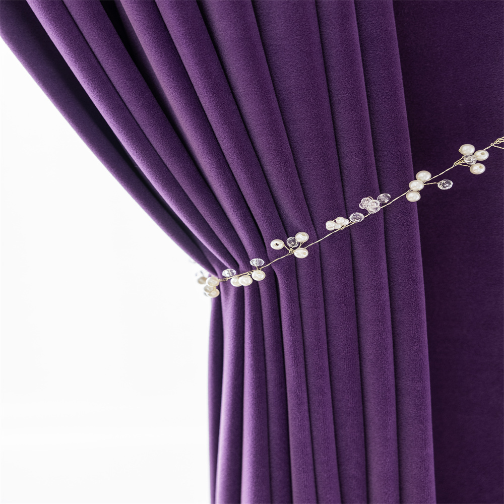 Room Royal Roll Readymade Curtains Quality Ready Made Purple Safety Light Curtain