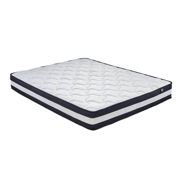 Hotel room furniture high quality full queen king size pillow top vacuum compressed pocket spring memory foam latex bed mattress