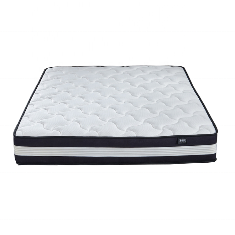 Hotel room furniture high quality full queen king size pillow top vacuum compressed pocket spring memory foam latex bed mattress