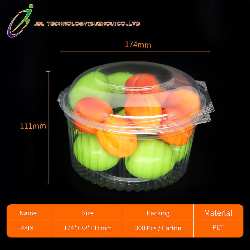 Disposable Transparent Plastic PET Salad Bowl