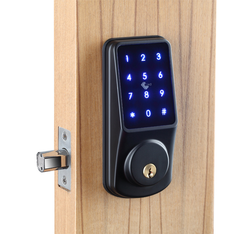 Tuya App Keypad Ttlock Home Smart Deadbolt Lock Waterproof Outdoor Gate Wifi Digital Front Keyless Smart Electronic Door Locks