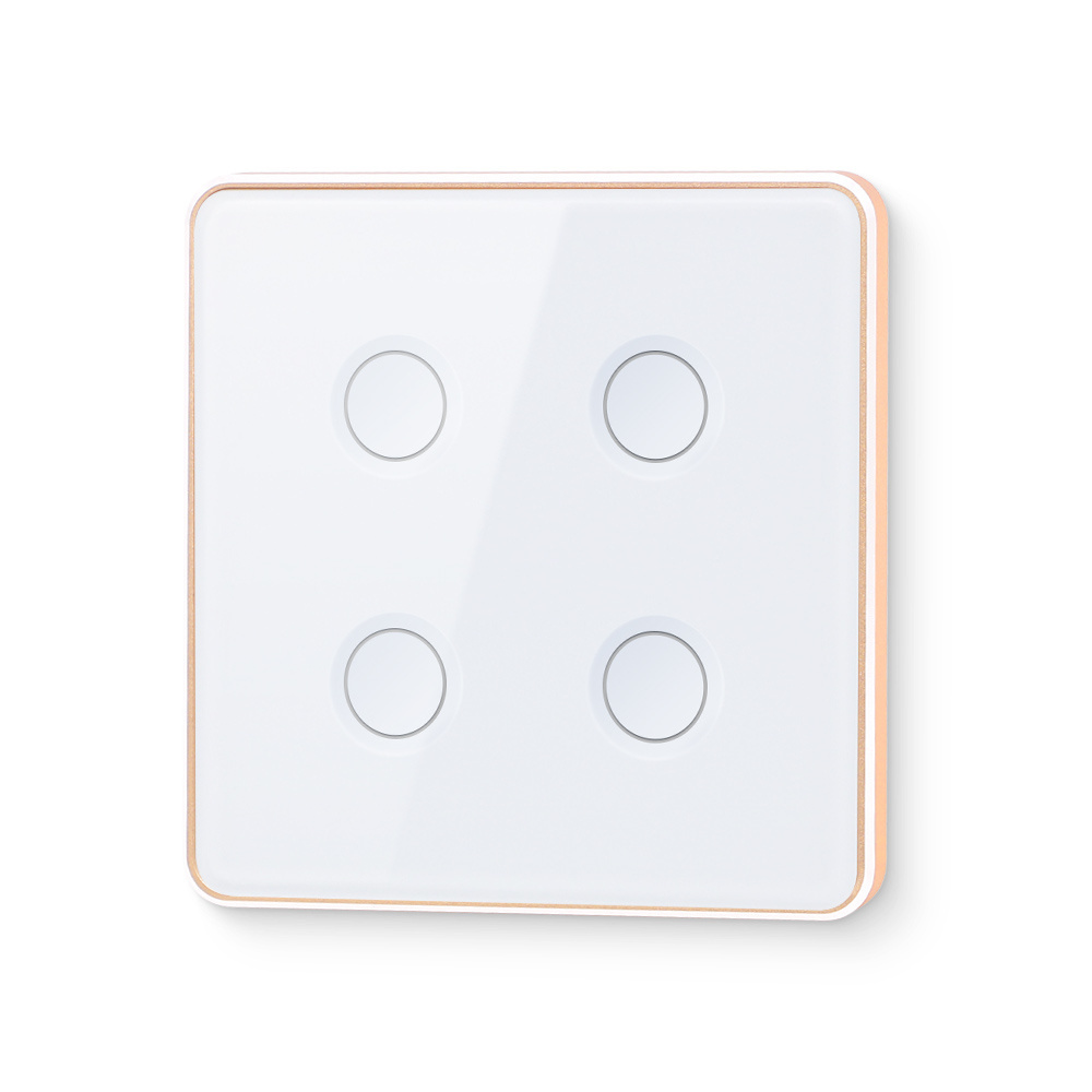 EU UK 1 / 2 / 3/4 gang touch light switch Amazon Alexa Smart Wifi Dimmer Wall Socket Electric Motion Sensor Light Switch For Ame