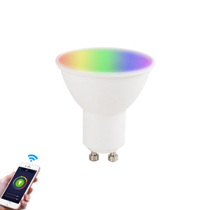 Tuya APP Control Spotlight Group Sharing Control Light Smart LED wifi GU10 Bulb For Google Home Alexa