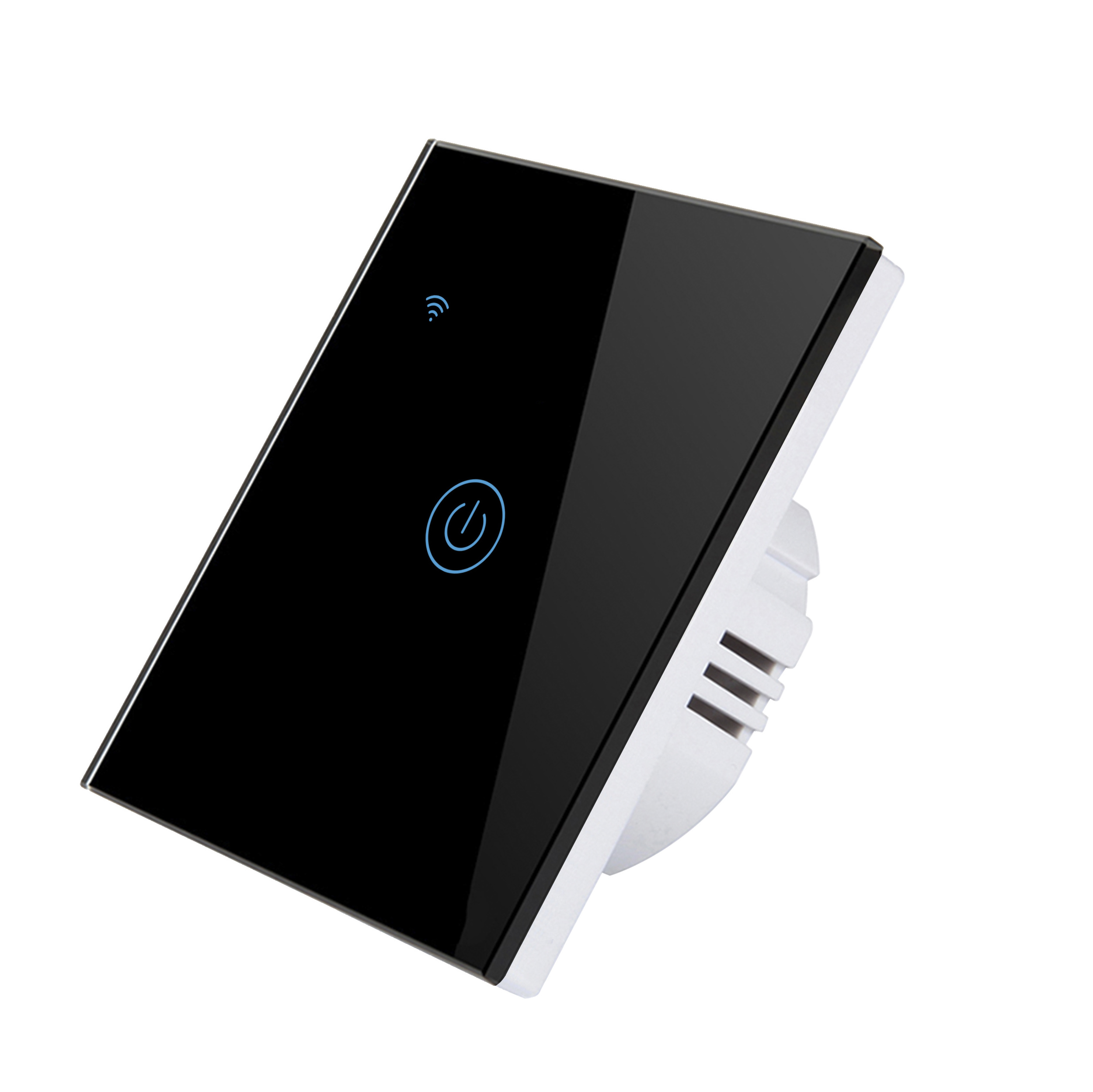 EU UK 1 / 2 / 3/4 Gang Touch Light Switch Tuya Control Wireless Remote Control Wifi No Neutral Smart Life Switch