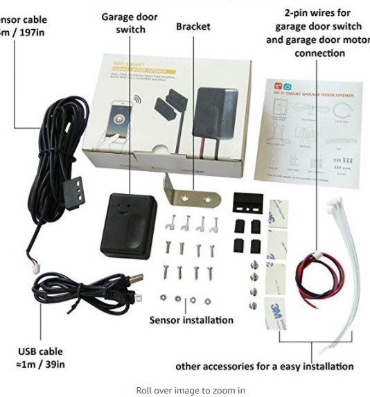 Smart Home Industrial Gate Garage Door Opener WiFi Remote Control Switch