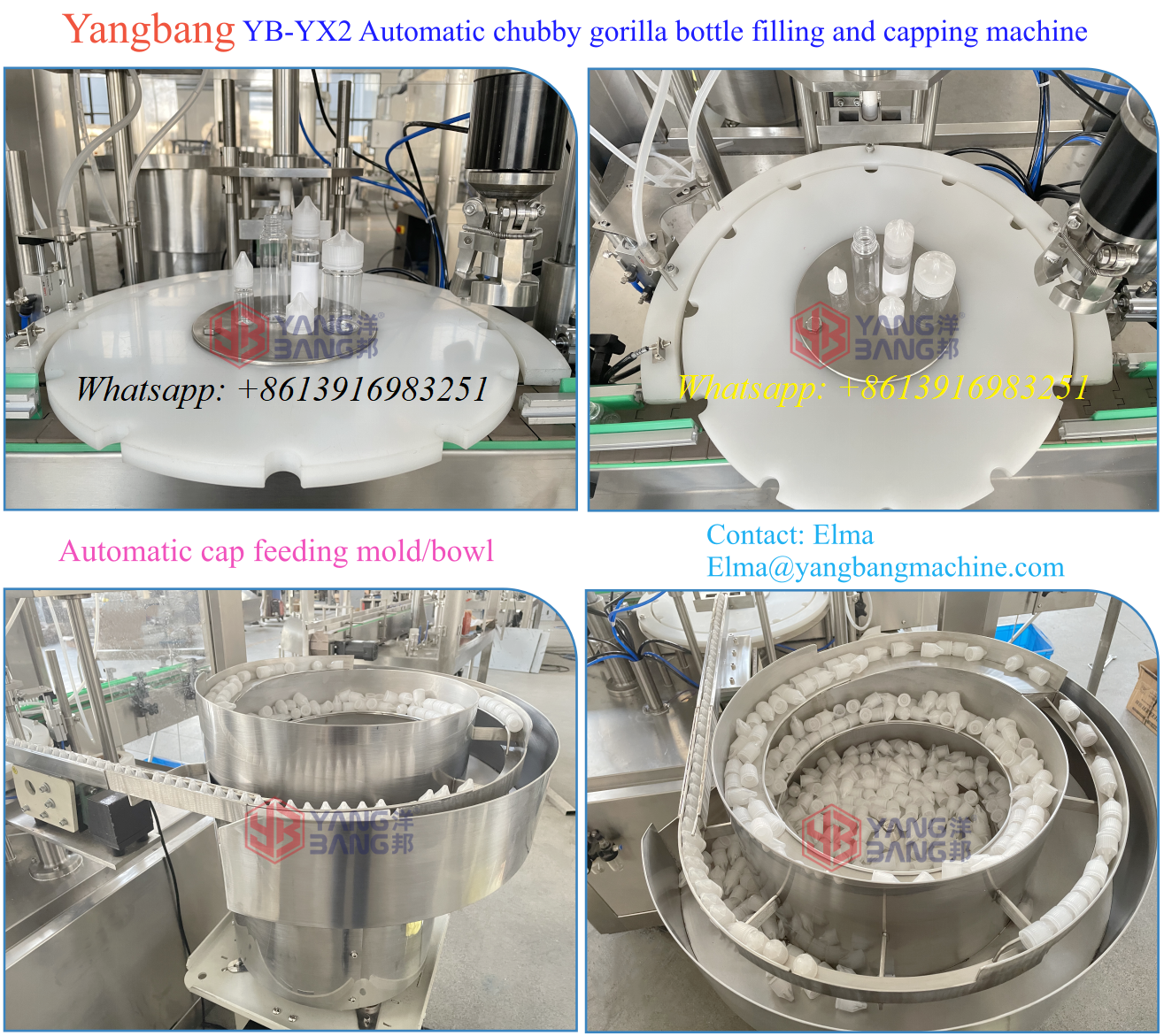 Automatic 10ml 30ml 60ml 100ml 120ml Chubby Gorilla Bottle Filling and Capping Machine V3 Bottle Filling Labeling Machine Line