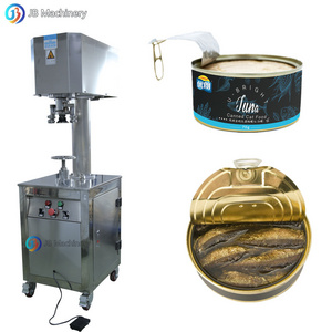 JB-BF130 Semi-utomatic High Speed Tuna Fish Tin Can Canning Machine / Sardine Fish Can Sealer / Canned Food Packing Machine