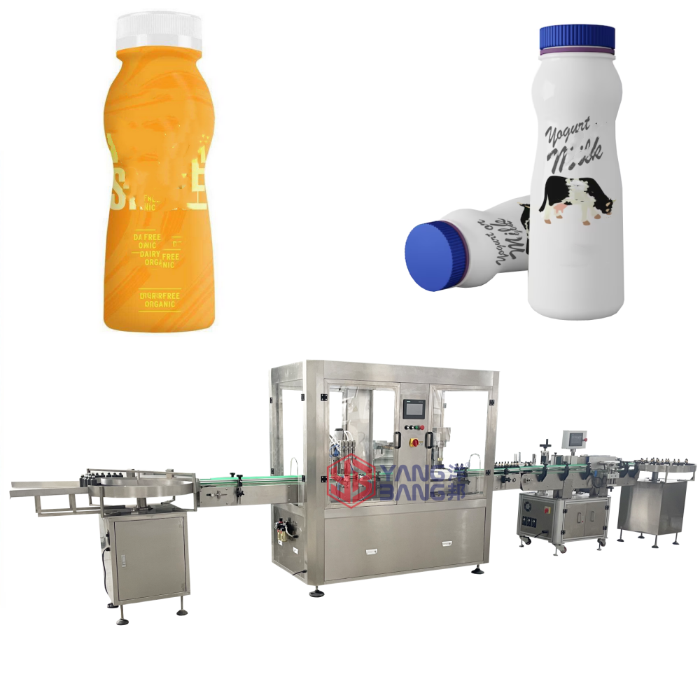 YB-JG6B Automatic 6 Nozzles Fast Speed Beverage Milk Yogurt Filling Machine Juice Yogurt Bottle Filling Line for 500ml