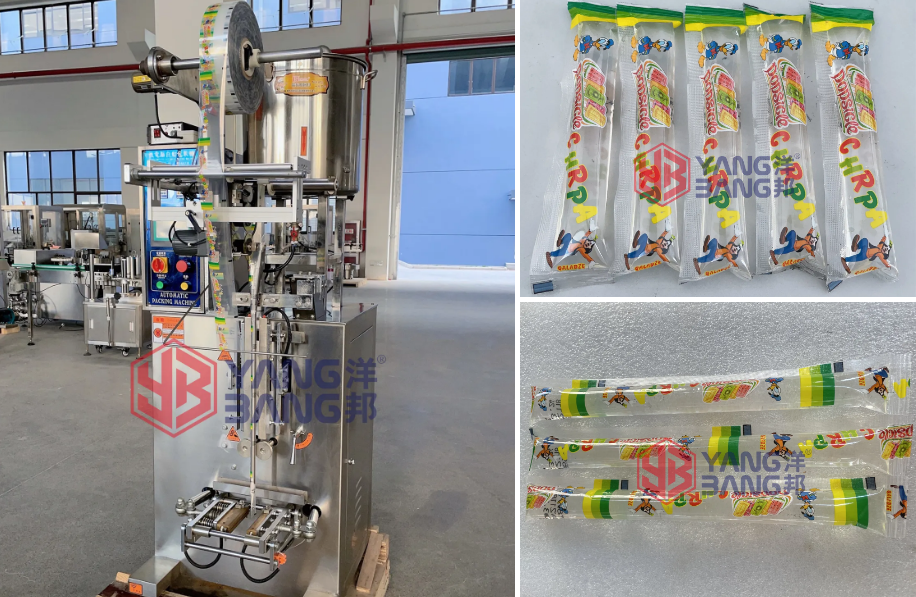 YB-330Y Ice Lolly Popsicle Packing Machine Liquid Ice Pop Jelly Stick Filling and Sealing Machine