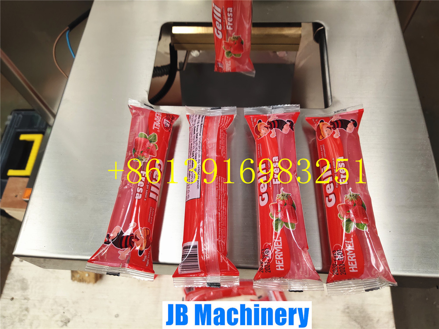 YB-330Y Ice Lolly Popsicle Packing Machine Liquid Ice Pop Jelly Stick Filling and Sealing Machine