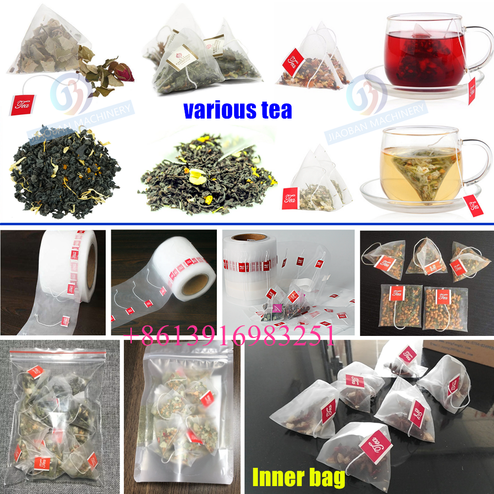 YB-180CS Automatic Nylon Triangle Pyramids Herbal Tea Bag Packing Machine for 1g-7g