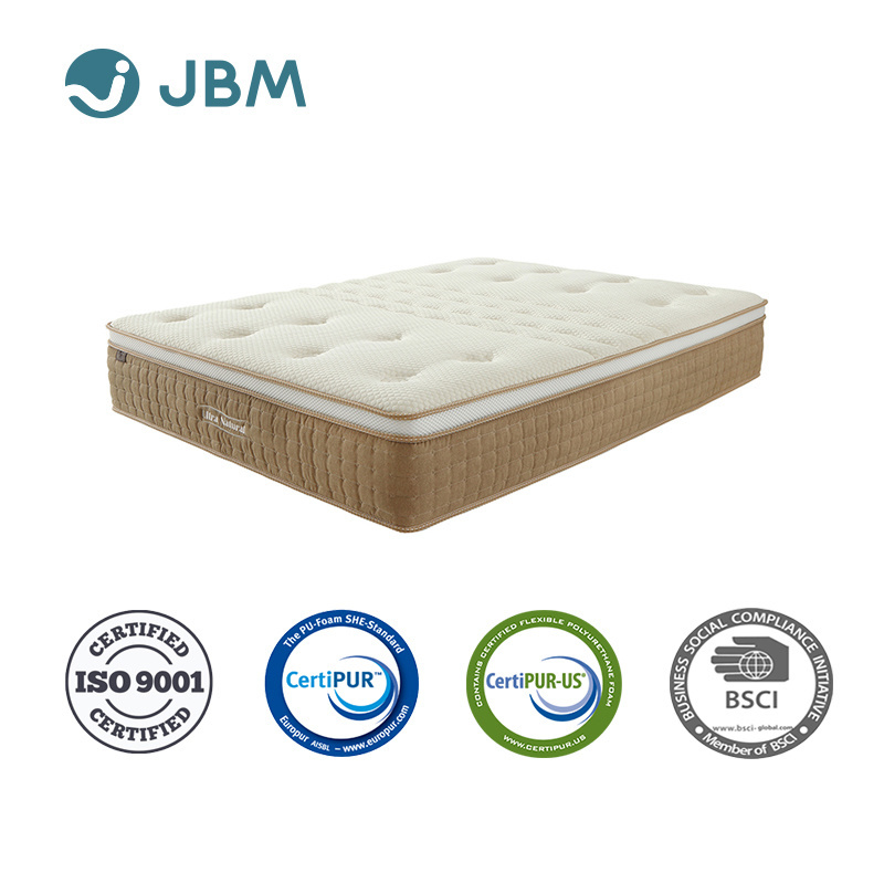 Hypo-allergenic super king size bed and mattresses sponge furniture bedroom pocket spring quilted king size comfort bed mattress