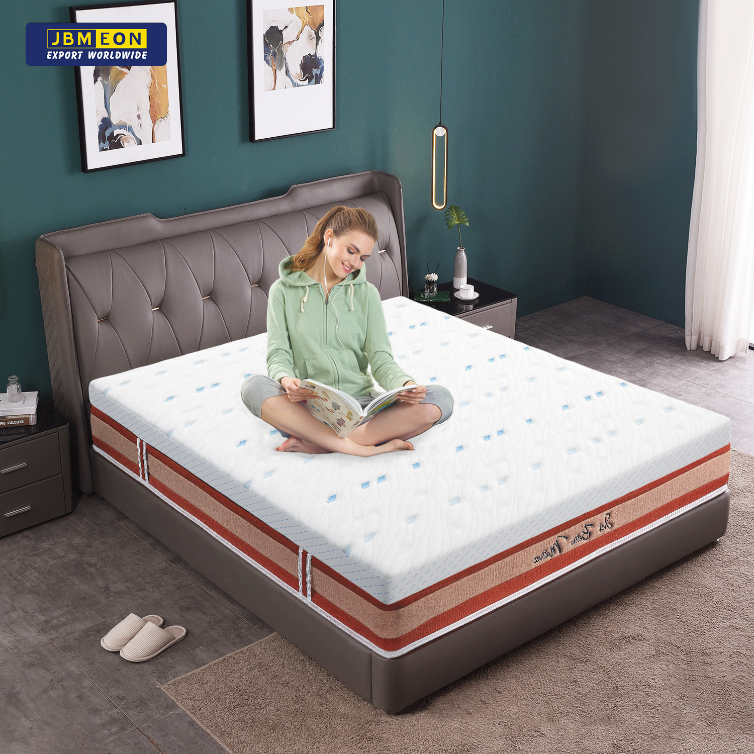 Wholesale Comfort Soft King Queen Size Mattress Gel Memory Foam Mattress Foam Mattress Topper