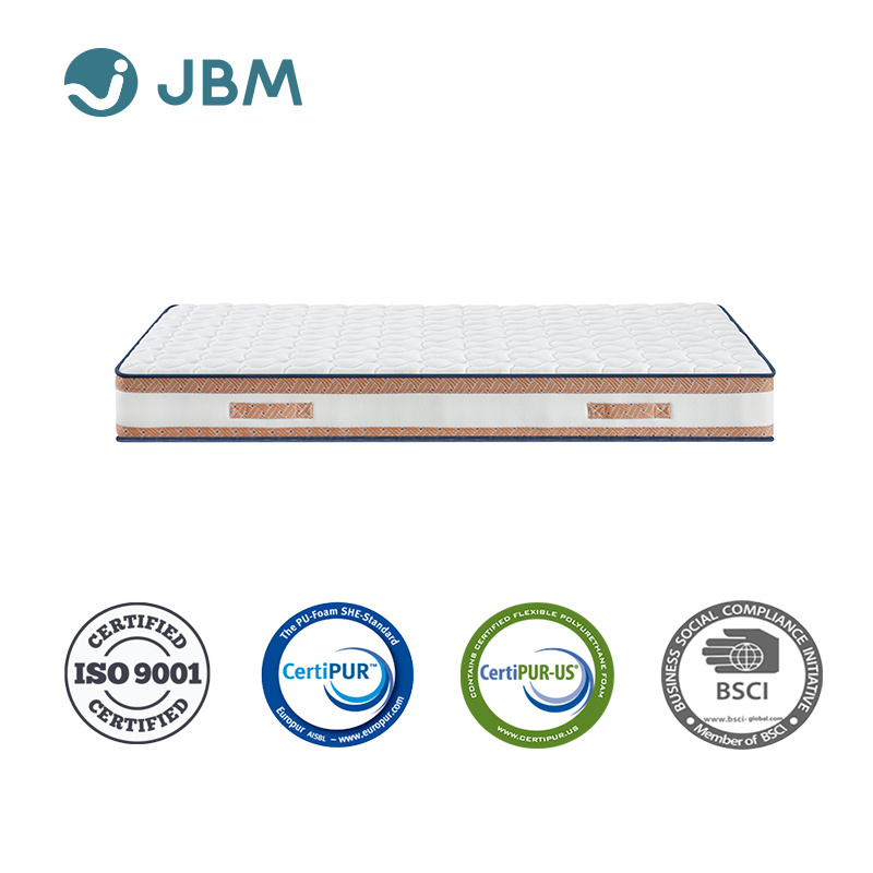 Vacuum Pack High Quality Mattresses Pocket spring hybrid memory foam roll up High Density Gel Memory Foam massage Bed Mattress