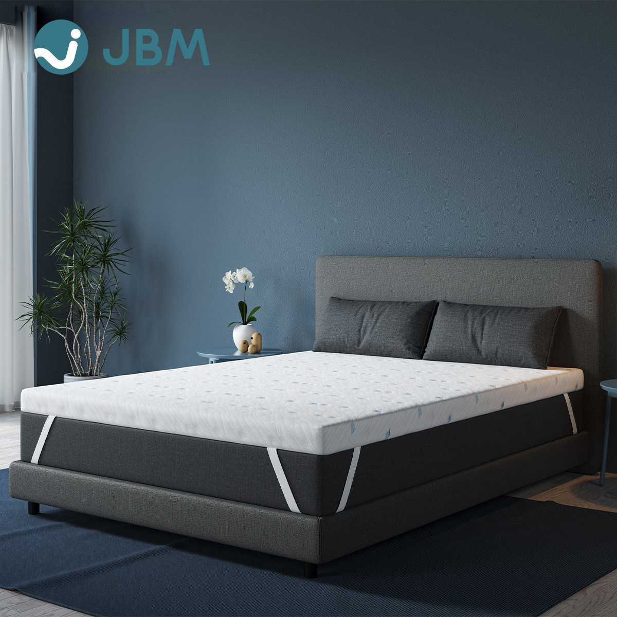 OEM king queen full size Good memory foam mattress bed from mattress manufacturer gel memory foam mattress topper