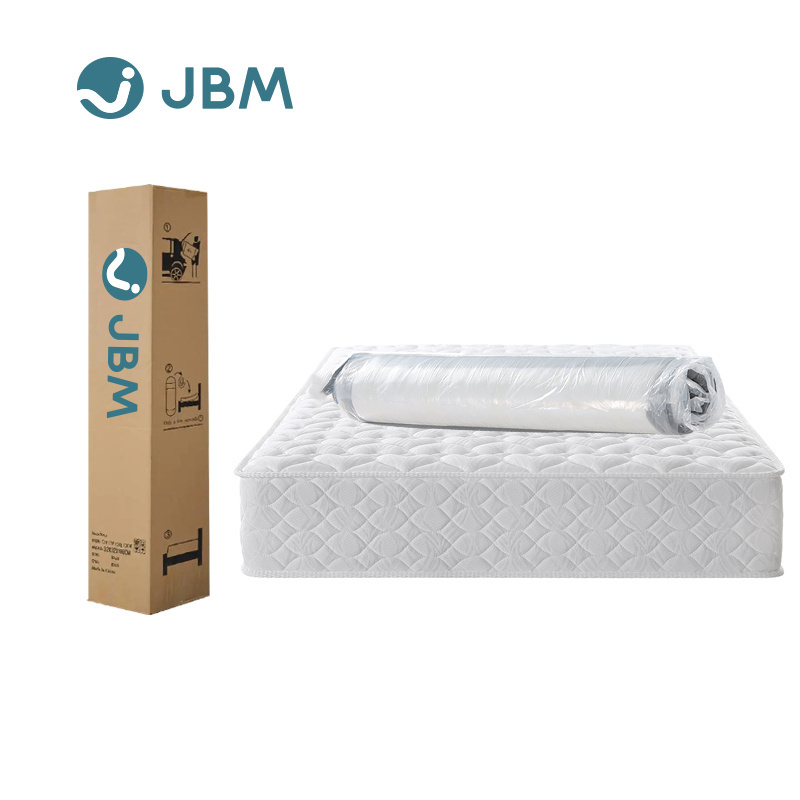 Orthopedic Hotel Bed Mattress Euro Top Hypo-allergenic Custom Factory Supply King Queen Full Size Foam Pocket Spring Modern