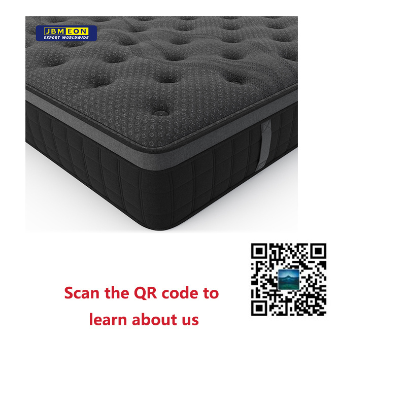 Euro top OEM/ODM well foam spring mattress king queen full size roll up pocket coil bed spring mattress  in a box