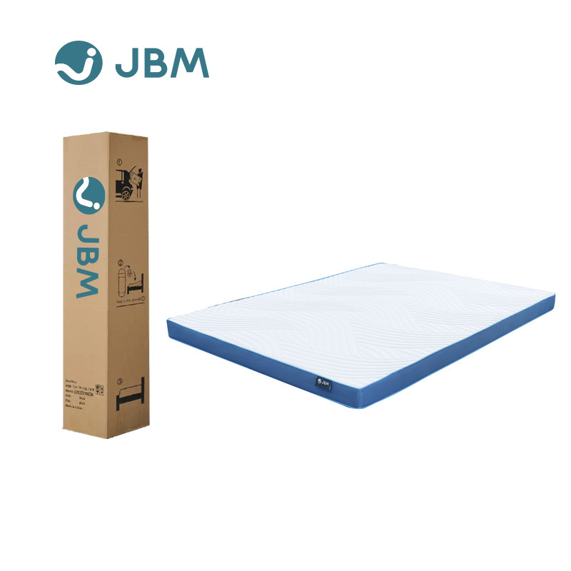 Full size high quality bedroom furniture convoluted bed mattress pads in a box cooling gel memory foam mattress topper