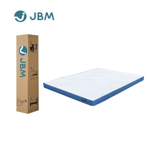 Full size high quality bedroom furniture convoluted bed mattress pads in a box cooling gel memory foam mattress topper